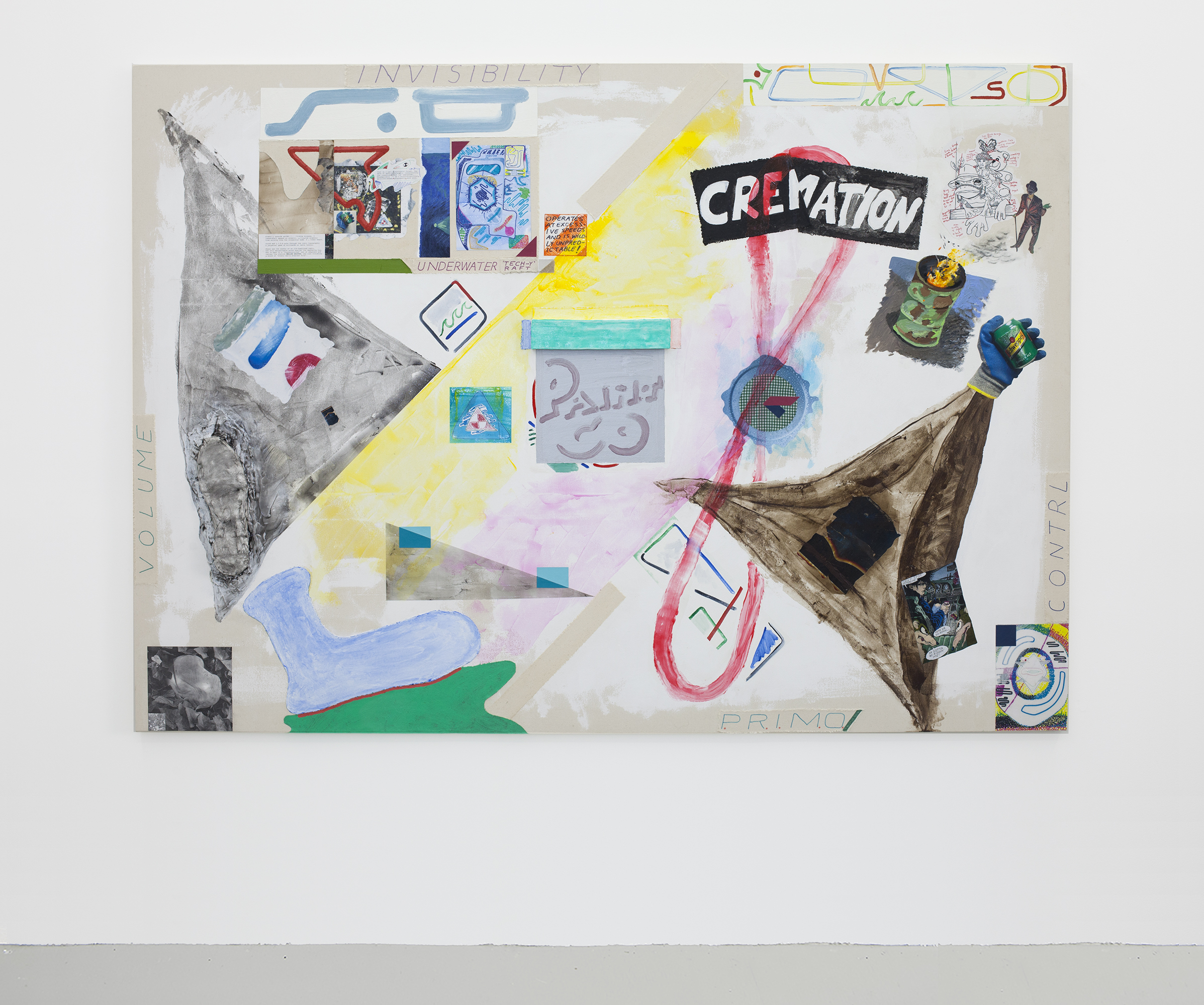 Phil Cote The Supposed Behavior of Spirits, 2015 Acrylic, oil, mixed media, and canvas on canvas 