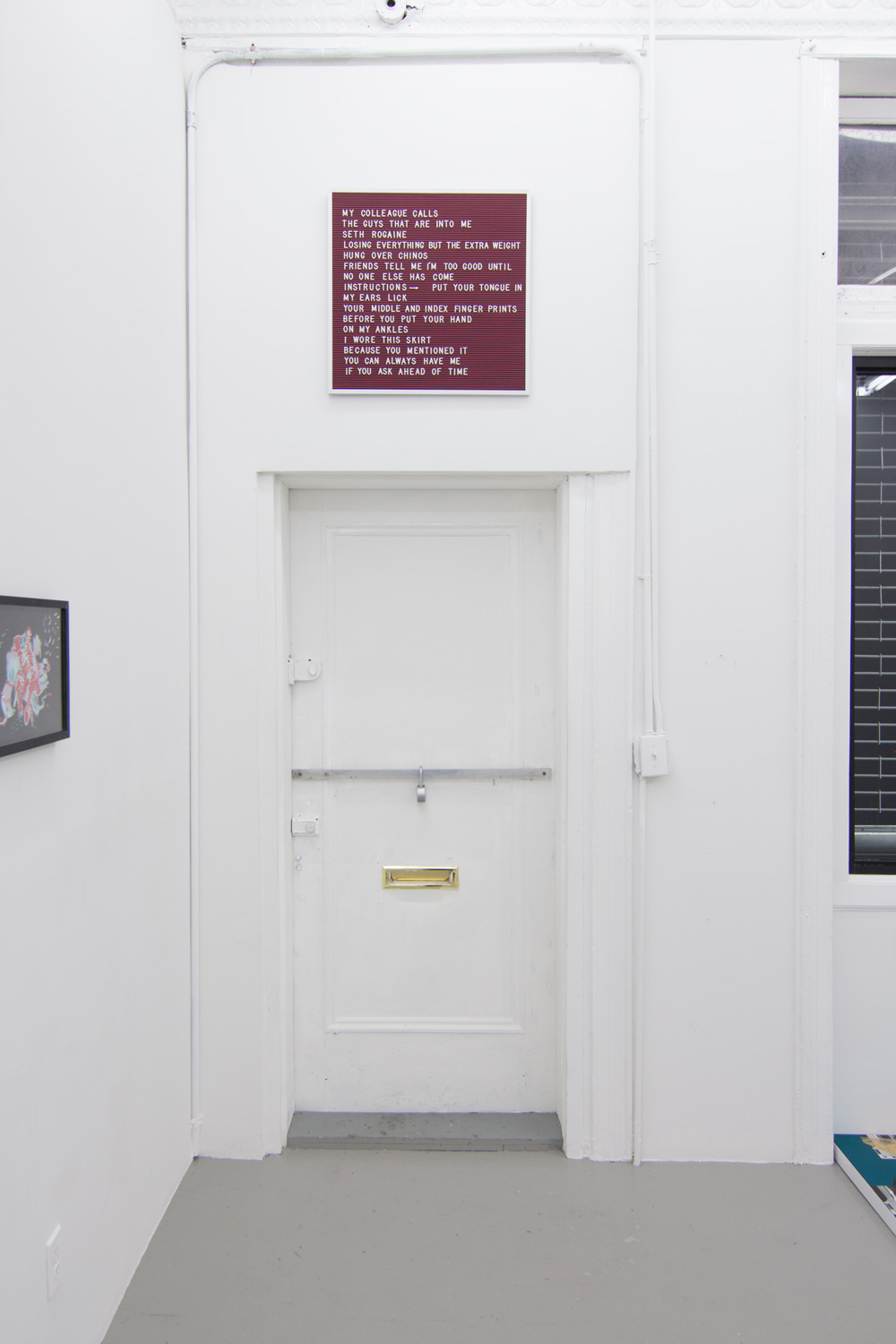 Winter Collection Installation view, 2014