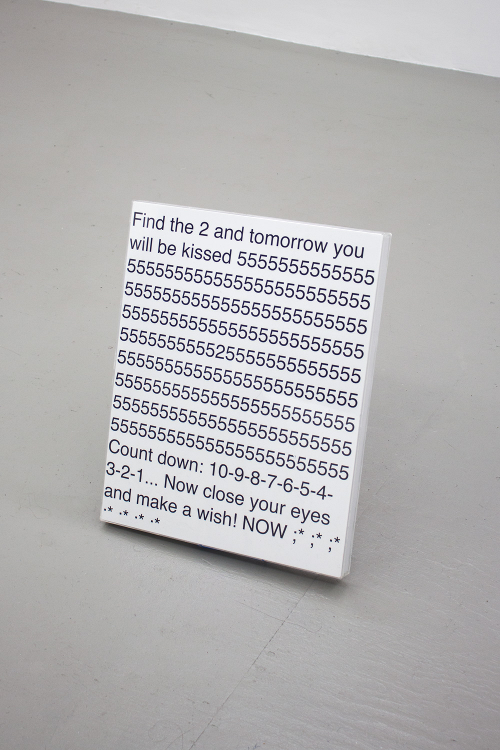 Rachel Growden  close your eyes, 2014 Inkjet print and acrylic box frame