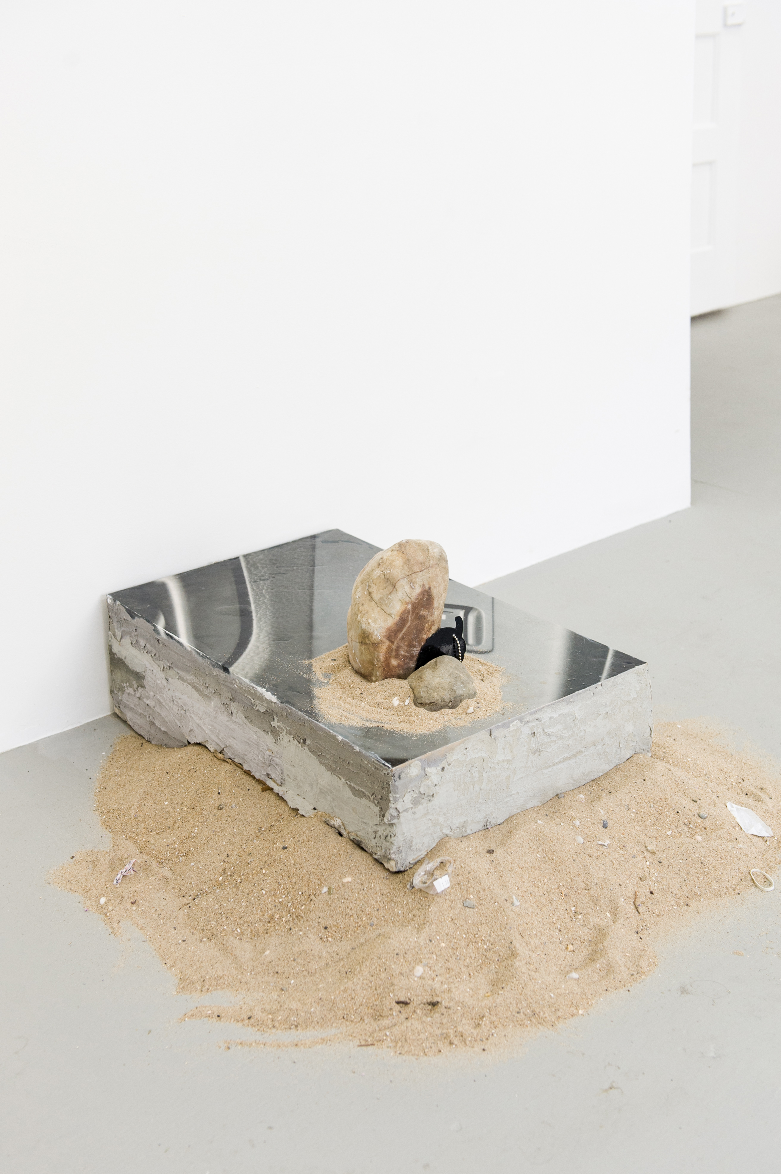 Libby Rothfeld Car #1, 2015 Cement, rocks, plaster, MDF, plaster, sand, ceramic, resin
