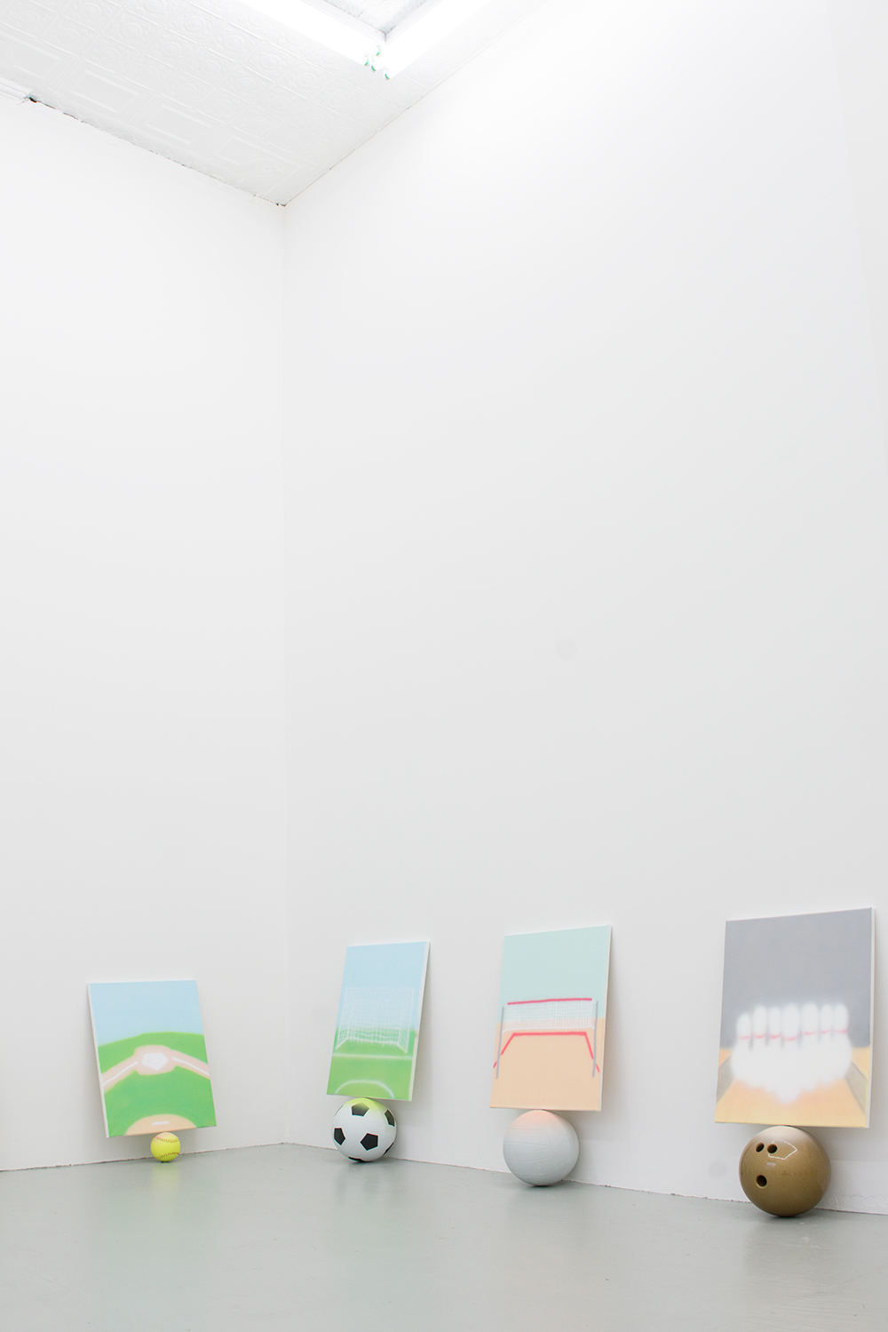 Goals On Balls, Installation view, 2015