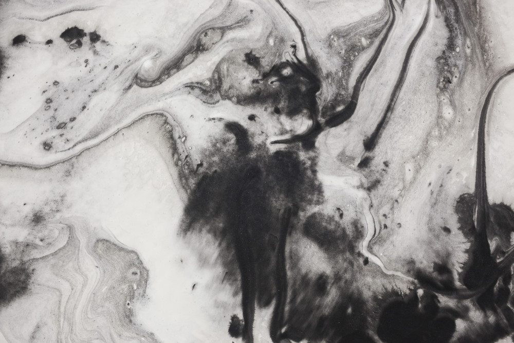 Alison Veit Adrienne (Detail), 2015 Ink and hydrocal on canvas