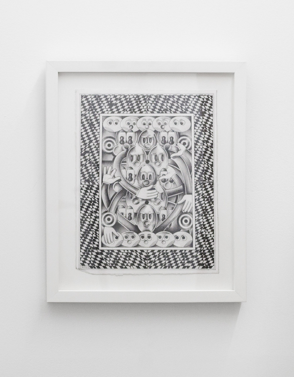 Ryan Travis Christian Grab A Coaster, 2013 Graphite on paper