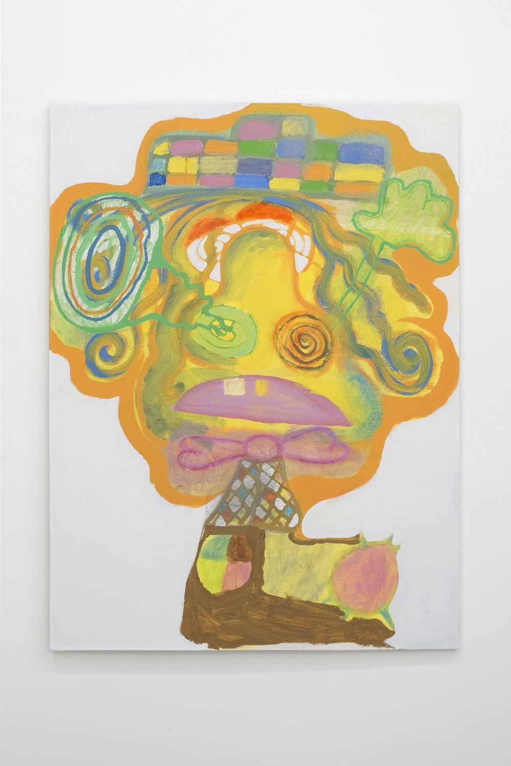 Rafael Delacruz Dizzy, 2016 Acrylic and oil pastel on canvas 