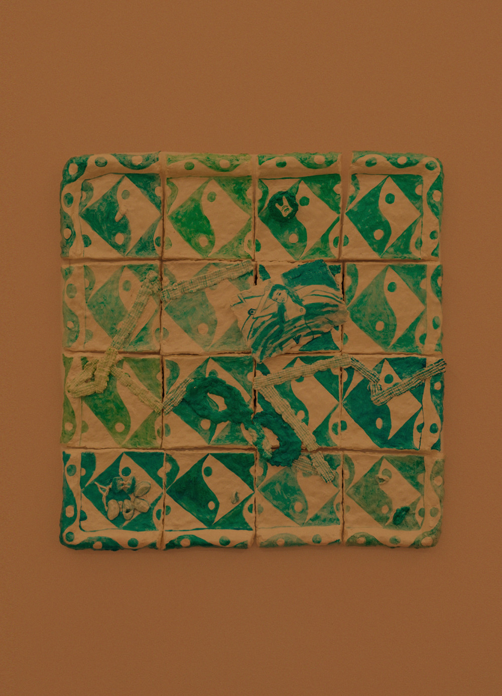 Elizabeth Englander Jeff, 2014 Papier-mâché and acrylic paint