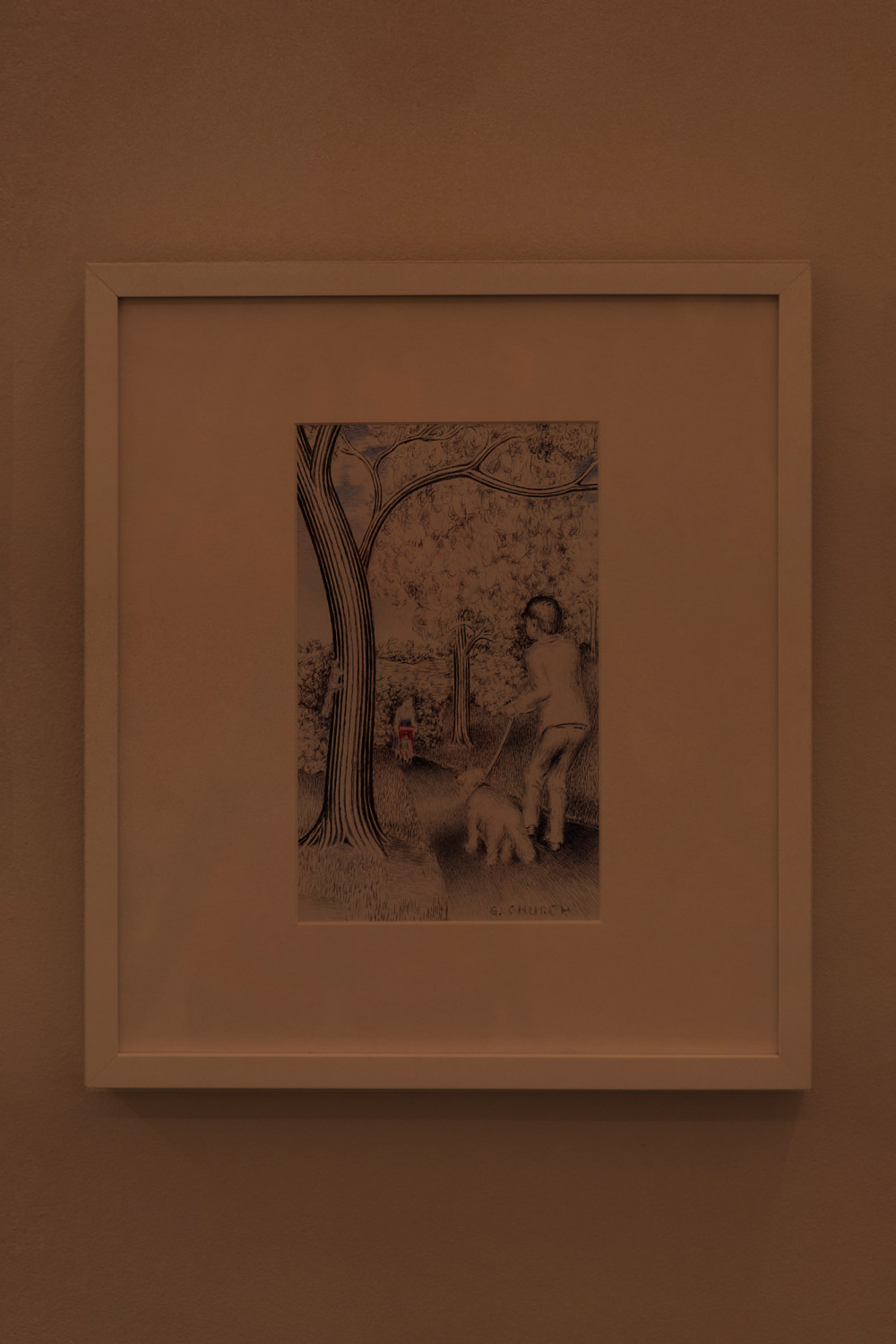 Guy Church Going Down the Road, 2015 Graphite on paper