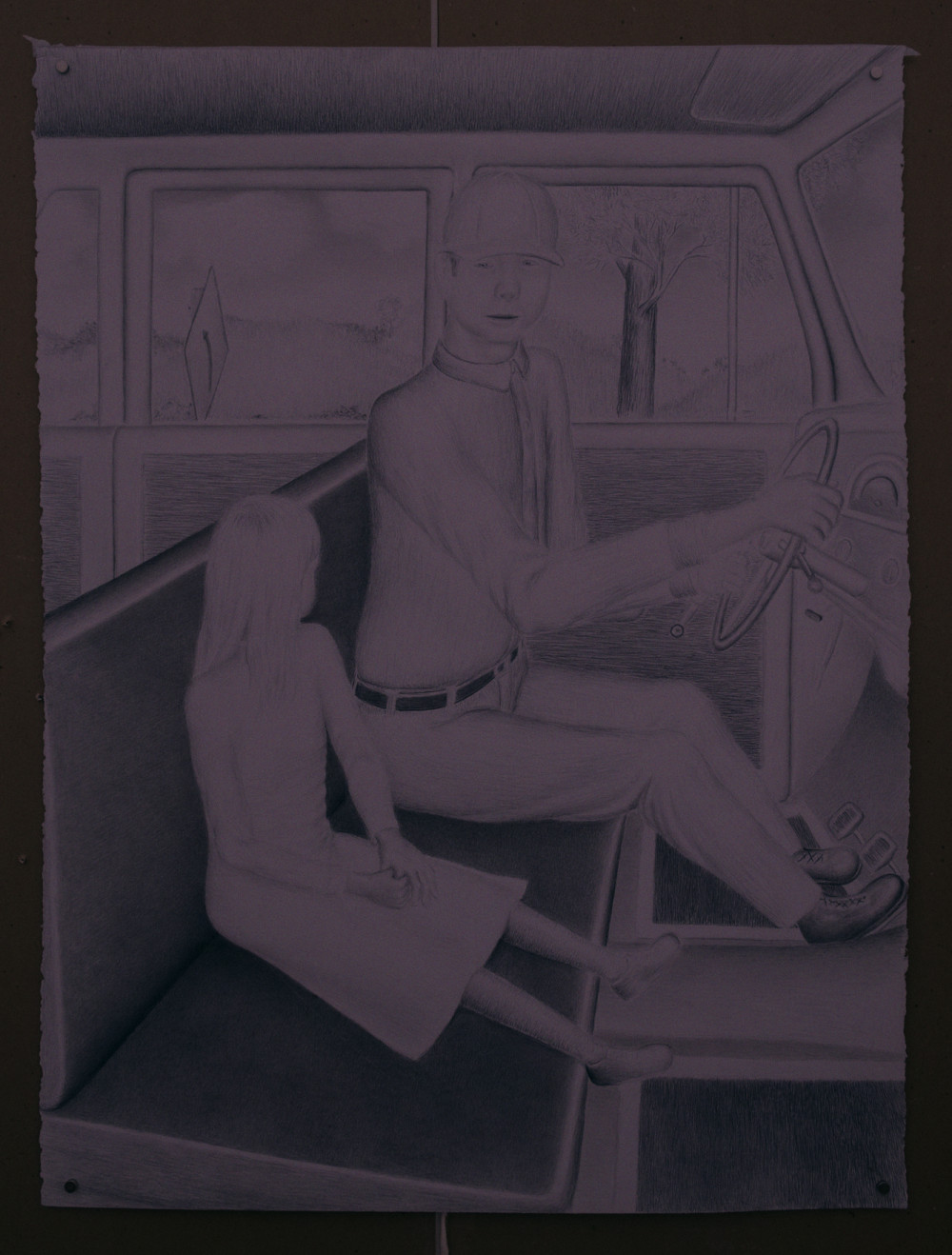 Guy Church The Other Guy, 2015 Ballpoint pen on paper