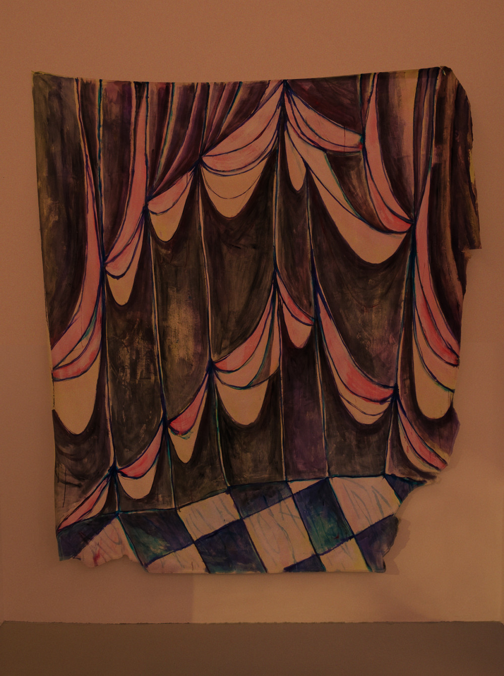 David Armacost , 2016 Acrylic and charcoal on muslin 