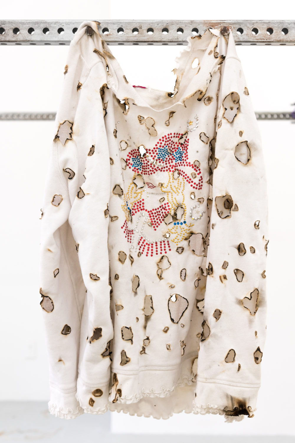 Gunnar Tchida Untitled, 2016 Bedazzled sweatshirt