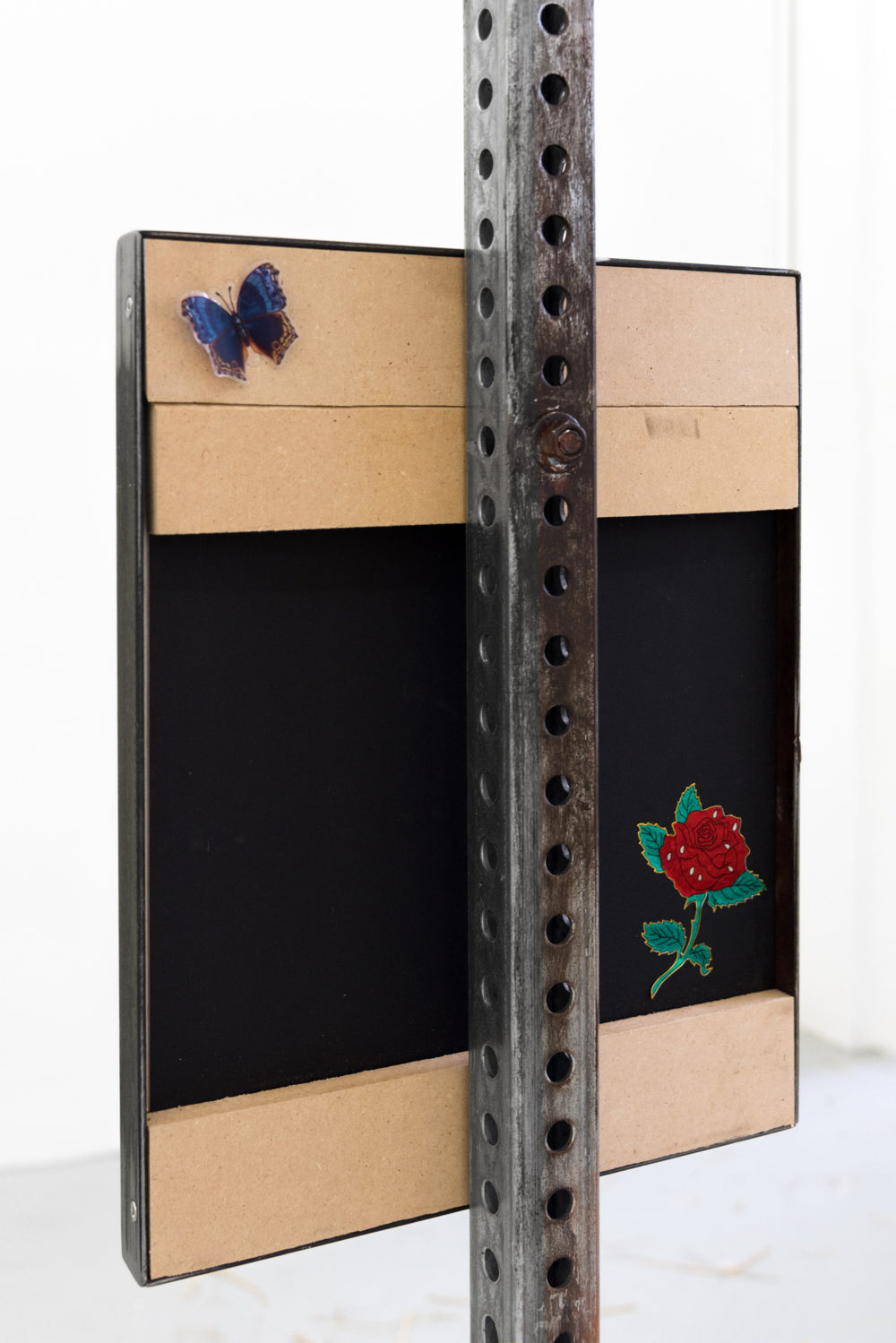 Suzanna Zak Now Let Us Gather Some Desert Peaches (Alternate view), 2016 C-print, sticker, artist’s frame