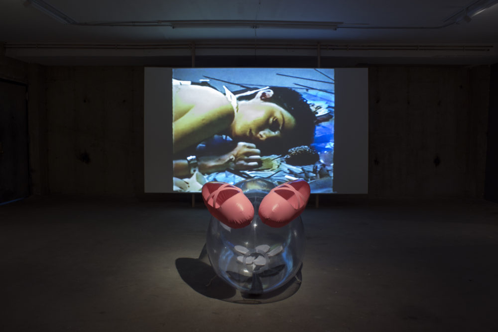 Susan Cianciolo Pro-Abortion Anti-Pink, 1995 Video, an Alleged Films release, camera by Terry Richardson, Anette Aurell, Marcelo Krasilcic, Tobin Yelland and Chris Moore