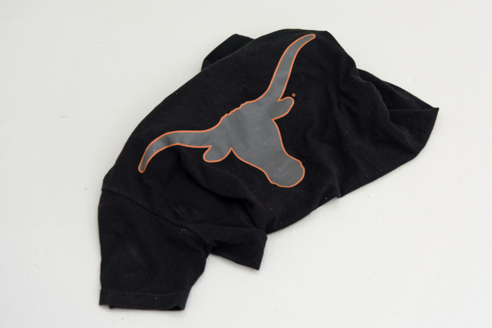 Rebecca Peel Head (S Longhorn), 2016 Small short-sleeve printed cotton t-shirt