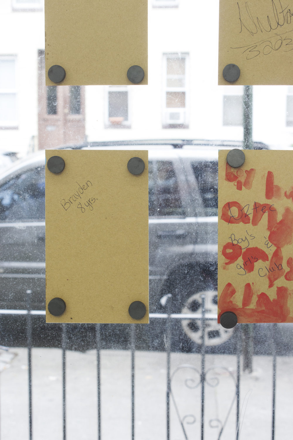 Rebecca Peel Perfect Husbandry (think of the Children) (Detail), 2016 Tempera paint, pen ink on cardboard