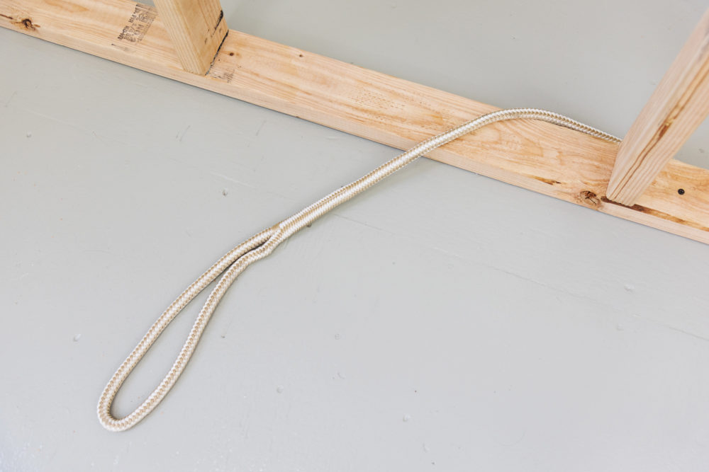 Rebecca Peel Present-day Arizona (Detail), 2016 Wood, gouache, galvanized steel, polyester rope