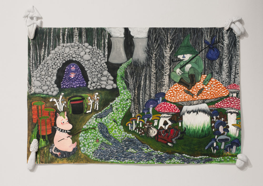 Betty Roytburd Untitled, 2016 Acrylic, sumi ink, gouache on paper