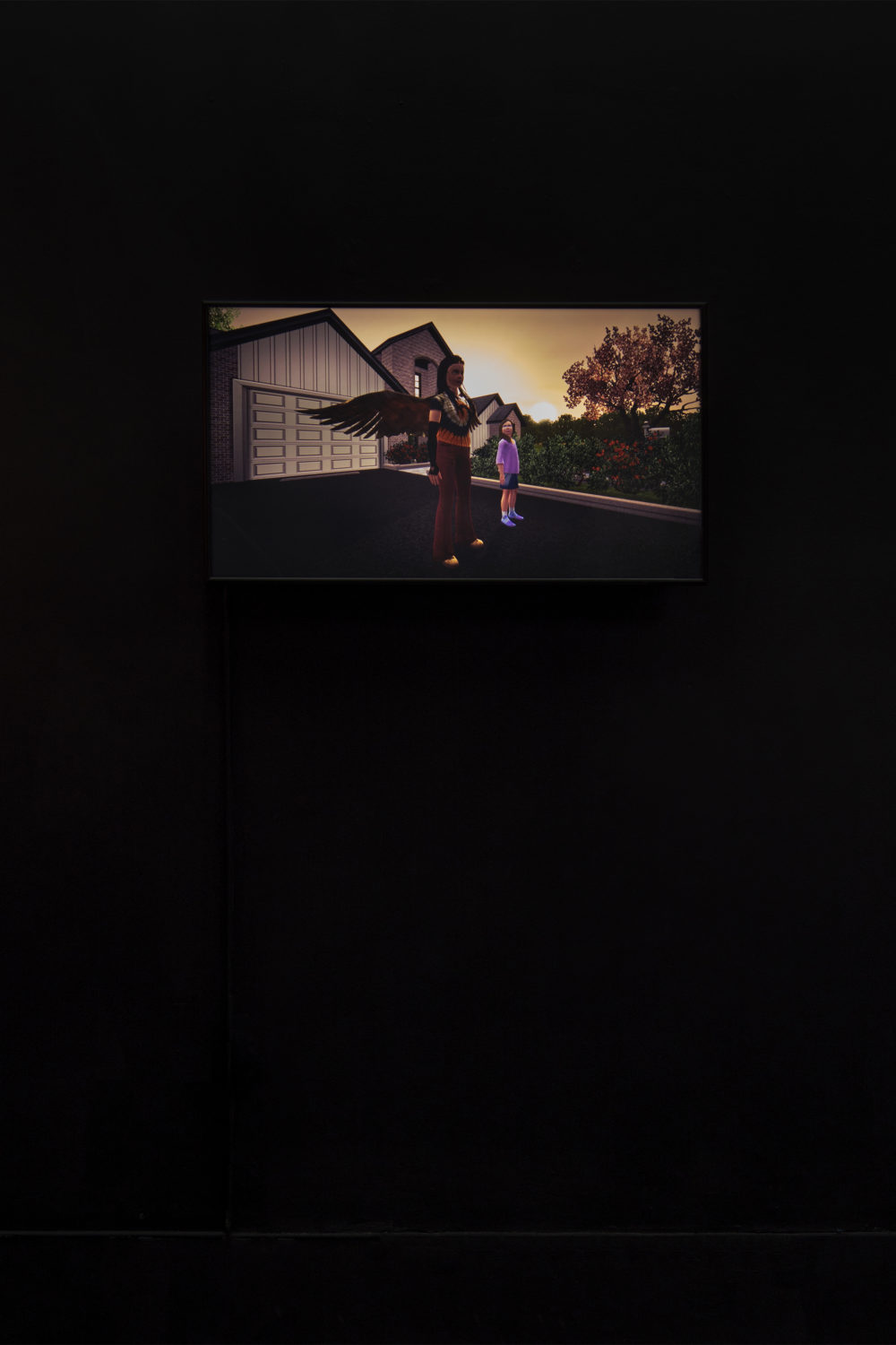 Jacky Connolly When The Wind Blows (The Adoption), 2016 Duratrans backlit film, fluorescent light box